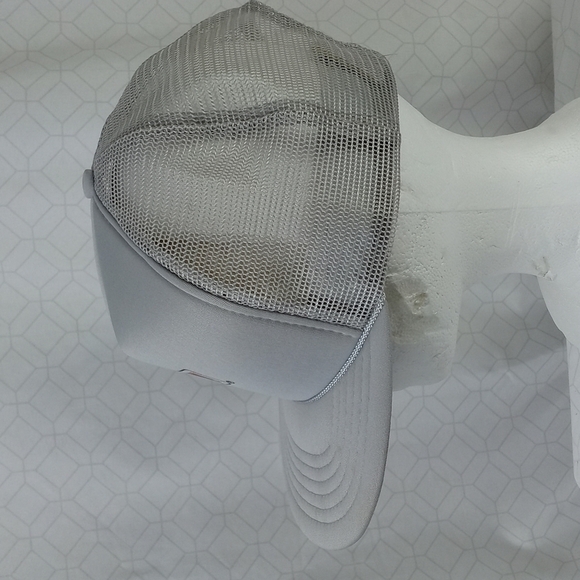 Vintage Yellow Trucking truckers grey snapback hat - Picture 2 of 7